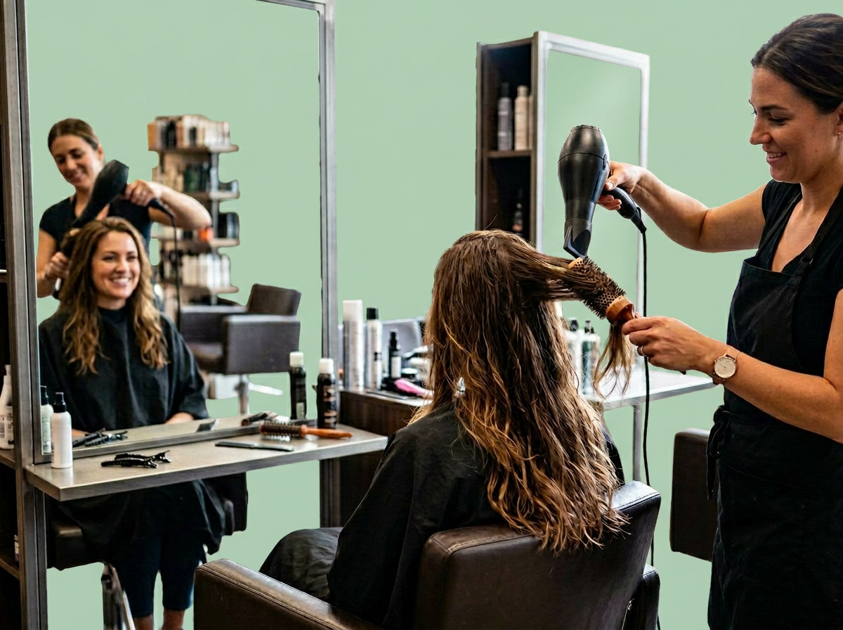 Corte y peinado mujer